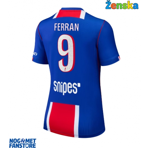 Paris Saint-Germain Ferran Torres #9 Domaci Dres za Ženska 2026-27 Kratak Rukav